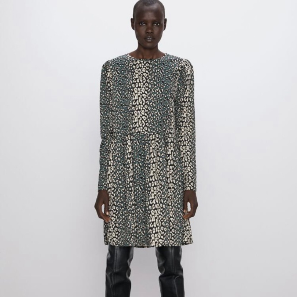 New Zara Leopard Dress size L